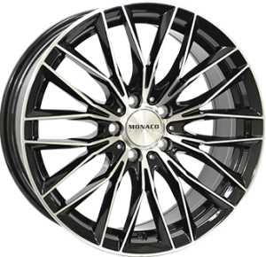 MONACO WHEELS GP2 Gloss Black / Polished MONACO WHEELS GP2 Gloss Black / Polished