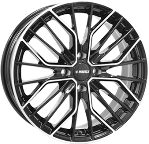 IT WHEELS TIARA 4 Gloss Black / Polished IT WHEELS TIARA 4 Gloss Black / Polished