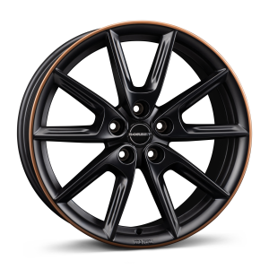 Borbet LX18 Black Matt Rim Copper