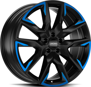 Ronal R71 Jet Black Matt Blue Tinted Mat Ronal R71 Jet Black Matt Blue Tinted Mat
